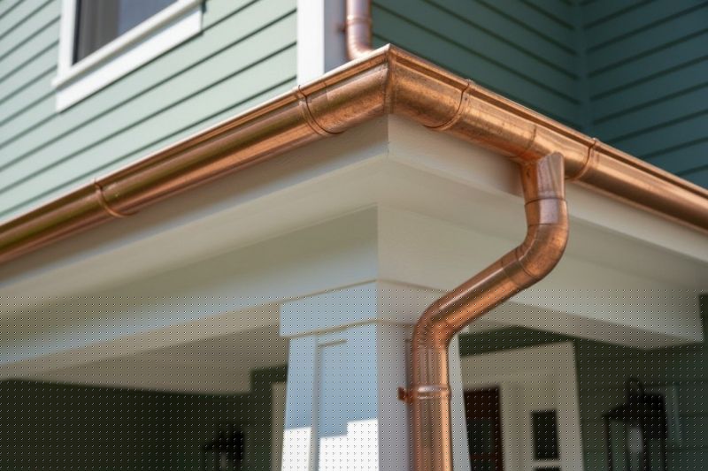 Copper Gutter Replacement