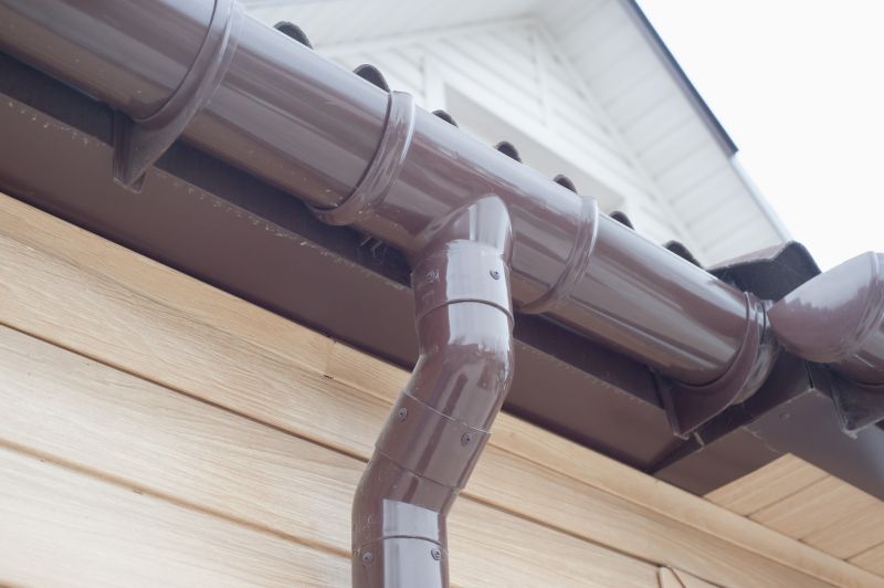 Vinyl Gutters Installation detail