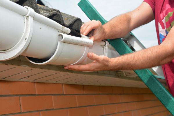 Large Gutter Repair in Hilliard