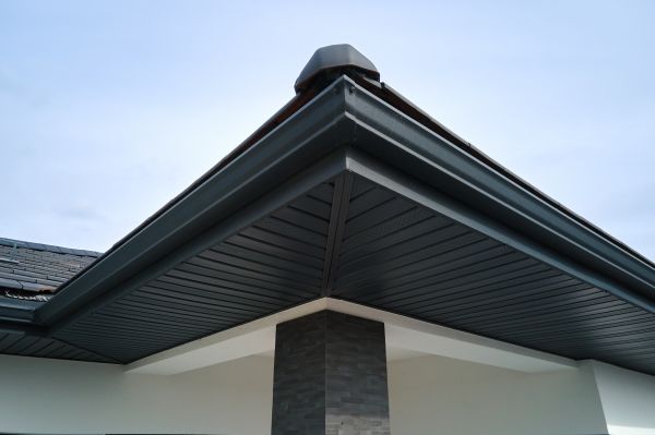 Steel Rain Gutter Installation in Hilliard